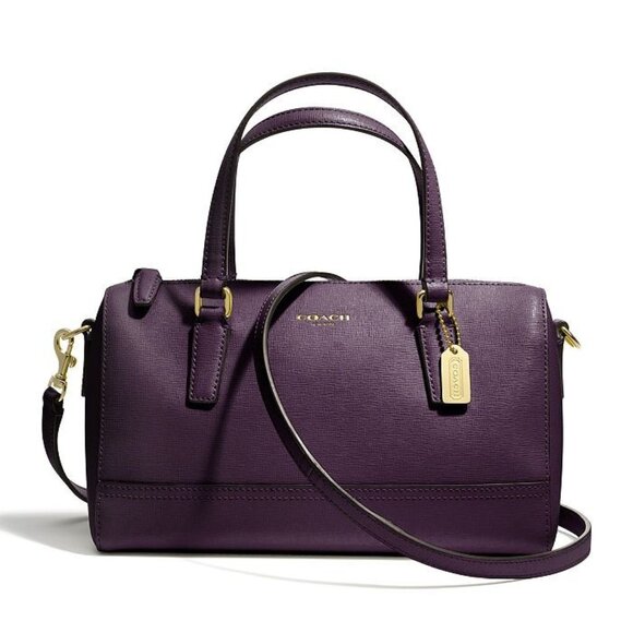 Coach Handbags - Euc Coach Metallic Gunmetal Crossbody Bag Shoulder Purse